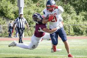 The Eagles and Huskies square off at Harrison High School on Oct. 6. Photos/Mike Smith